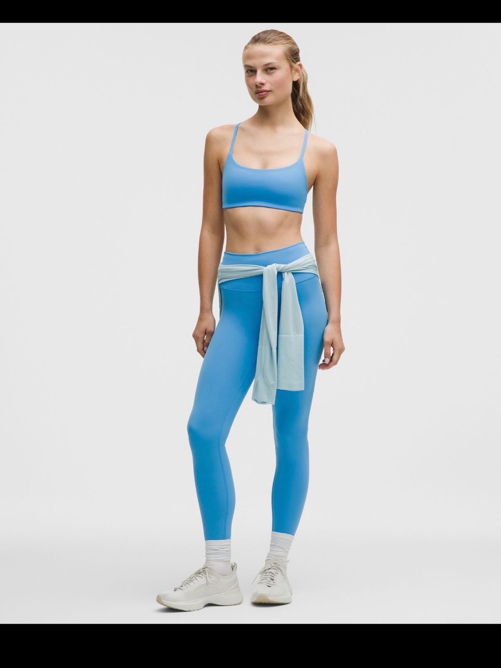 NWT Lululemon Wunder Train No Line High Rise 28” Tight Sz 10 Ocean Wave